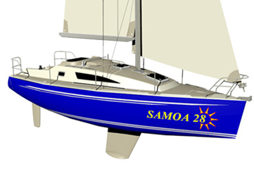 Sailboat - Samoa 28