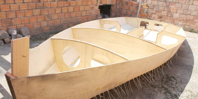 boat plans stich & glue dinghy for amateur construction